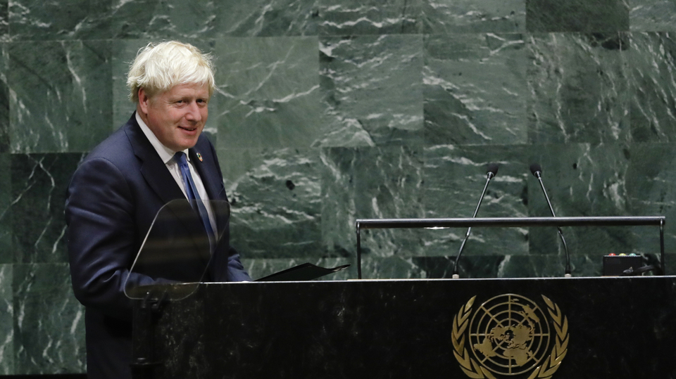 Britský premiér Boris Johnson.