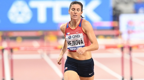 Česká překážkářka Zuzana Hejnová.