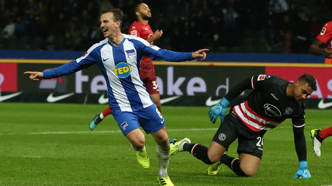 Radost Vladimíra Daridy po gólu.