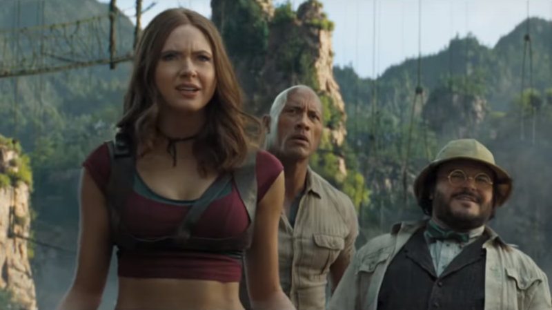 Snímek z traileru na Jumanji: Další level.