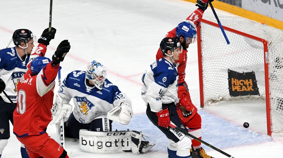 Utkání Česko - Finsko na turnaji Karjala