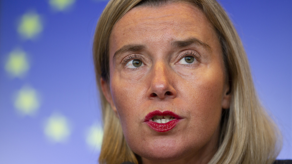 Šéfka unijní diplomacie Federica Mogheriniová.