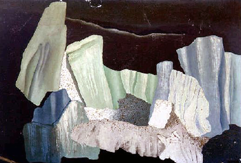 Obraz Severní krajina malířky Toyen.