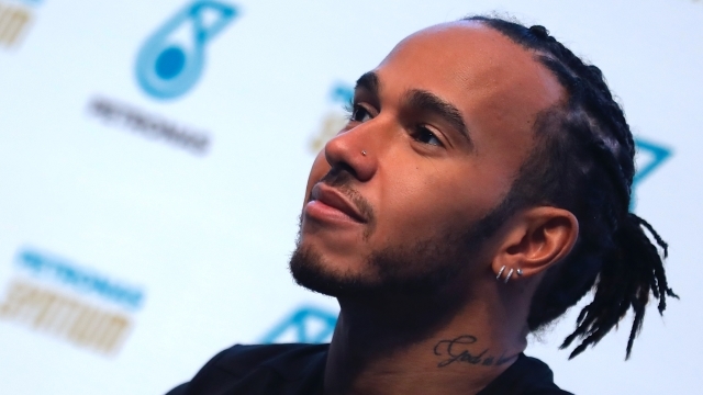 Pilot Lewis Hamilton.