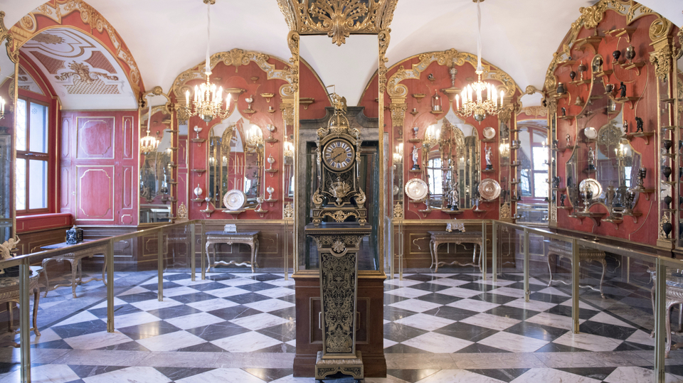 Prostory drážďanského muzea.