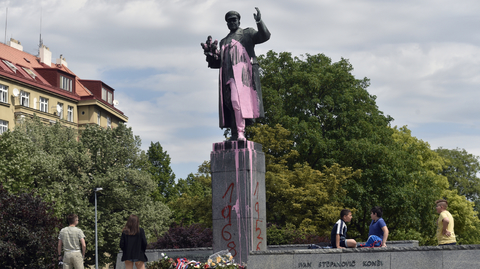 Sovětský maršál Ivan Stěpanovič Koněv.