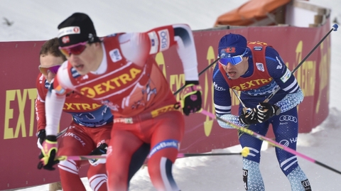 Sprinterský závod na Tour de Ski.