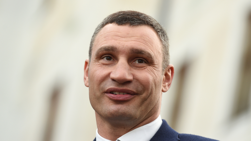 Starosta Kyjeva Vitalij Kličko.