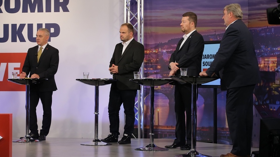 Hosté pořadu Jaromír Soukup Live. 