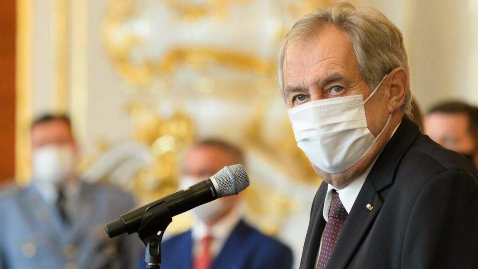 Prezident České republiky Miloš Zeman.