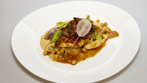 Candát na černém pivě s cizrnou (Pivní týden)