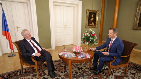 Exkluzivní informace v TÝDNU s prezidentem na TV Barrandov!