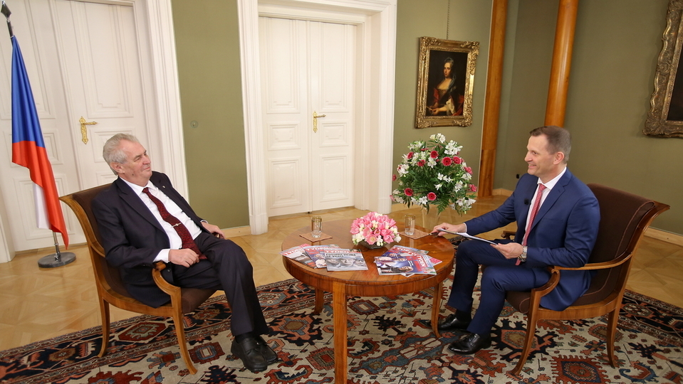 Exkluzivní informace v TÝDNU s prezidentem na TV Barrandov!