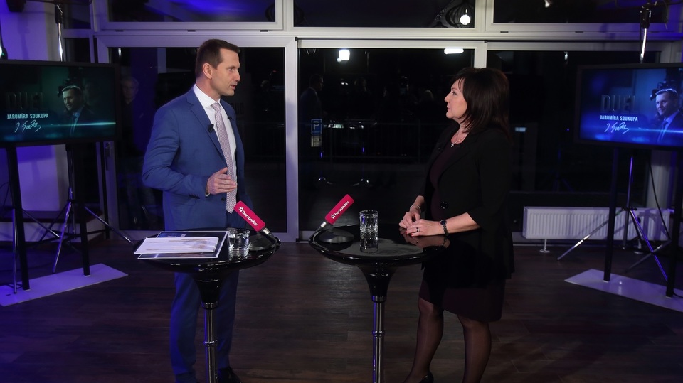 Duel Jaromíra Soukupa s Alenou Schillerovou a Radimem Fialou