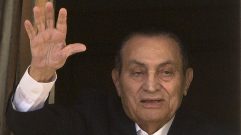Husní Mubarak. (ČTK/AP/Amr Nabil)