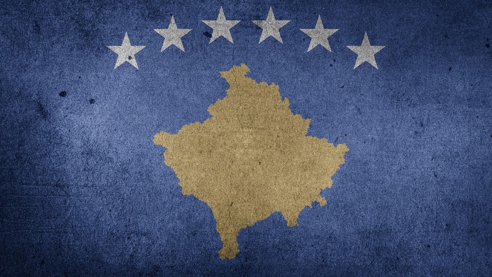 Vlajka Kosova.