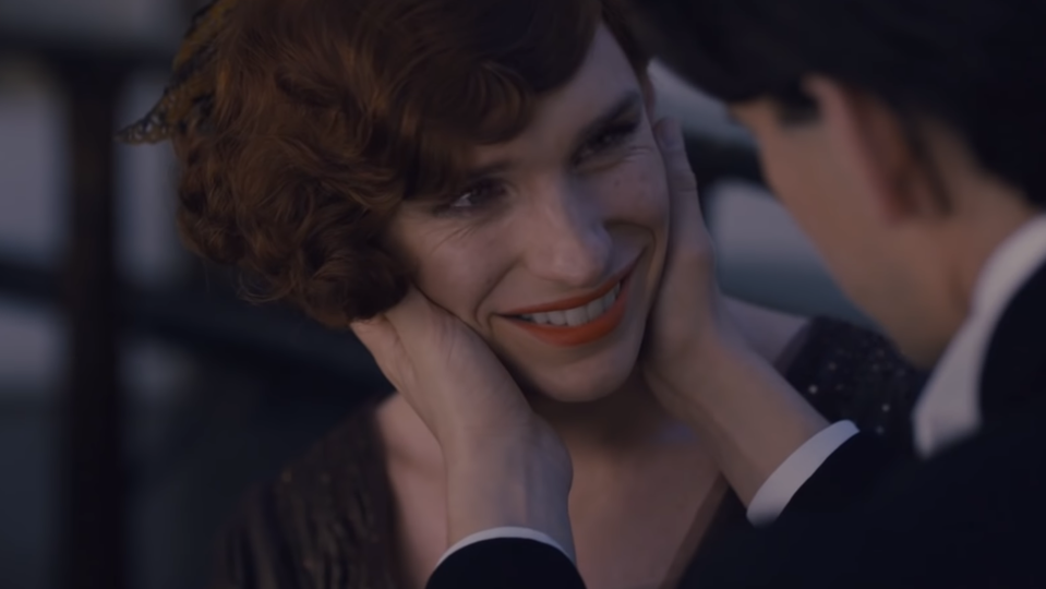 Snímek z filmu Dánská dívka.