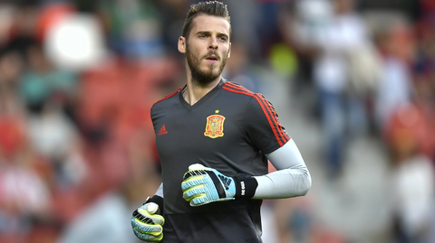 Španělský brankář David De Gea.