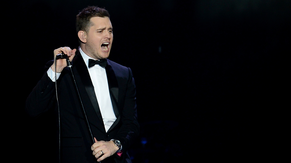 Zpěvák Michael Bublé.