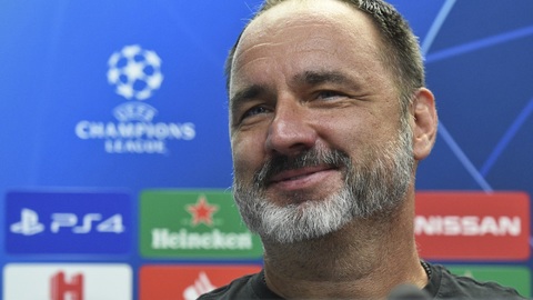 Trenér Jindřich Trpišovský.