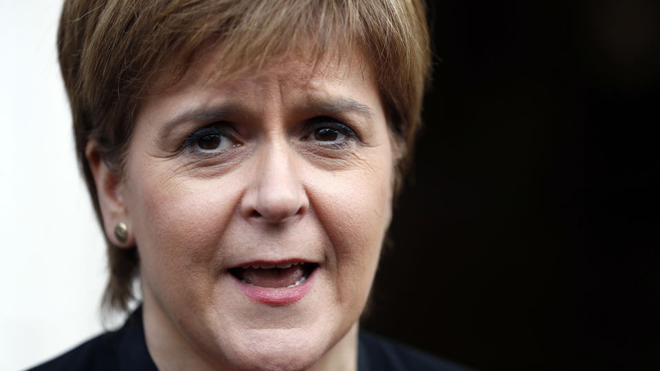 Skotská první ministryně Nicola Sturgeonová.