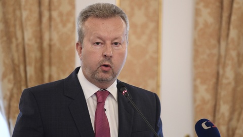 Ministr životního prostředí Richard Brabec (ANO).