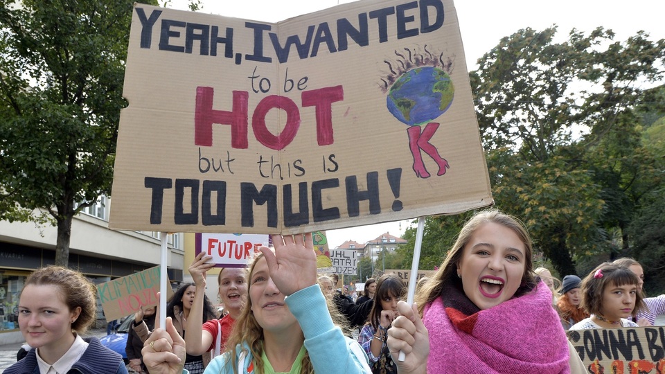 Za ochranu klimatu vyšly do ulic také lidé v Praze a Brně.