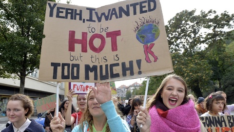 Za ochranu klimatu vyšly do ulic také lidé v Praze a Brně.