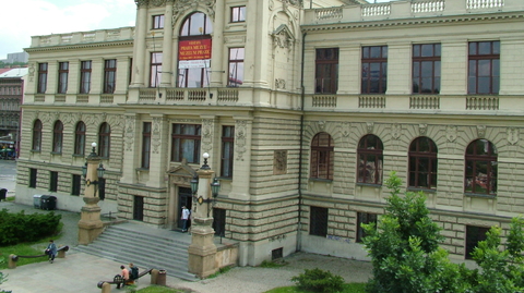 Budova muzea na Florenci.