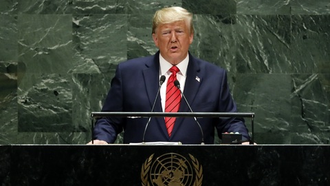 Donald Trump hovořil na Valném shromáždění OSN.