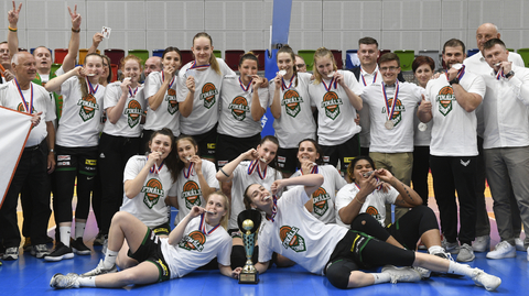 Basketbalistky BK Žabiny Brno.