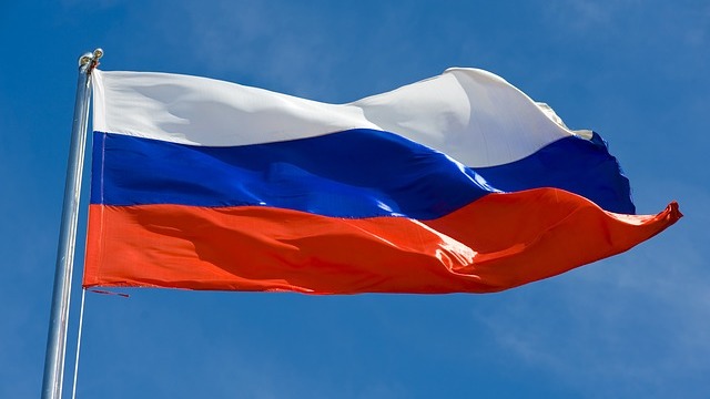 Vlajka Ruska.