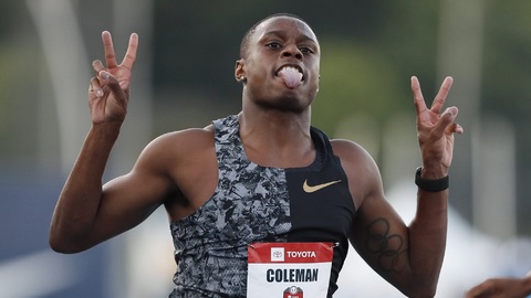 Američan Christian Coleman.