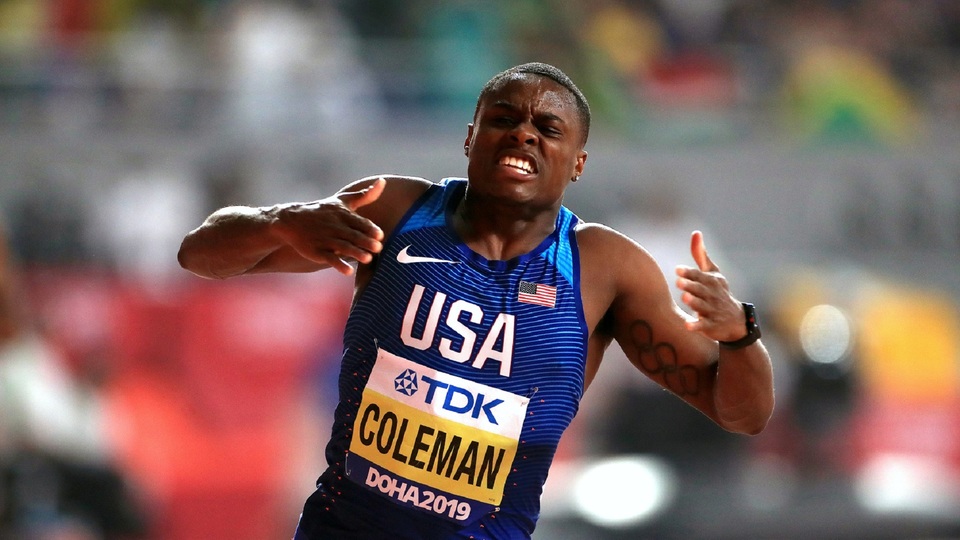 Američan Christian Coleman je nejrychlejším mužem planety.