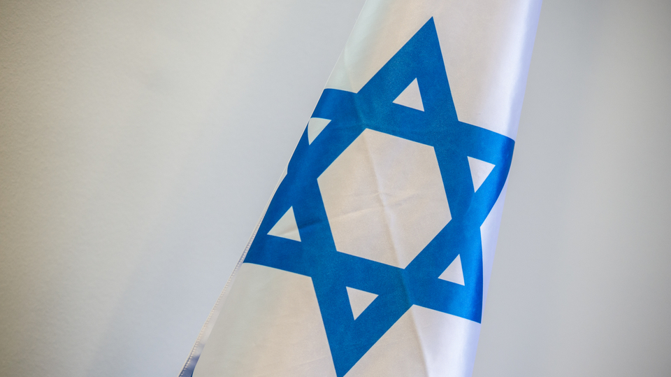 Vlajka Izraele.