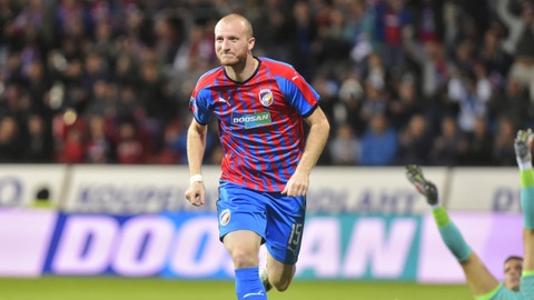 Plzeňský útočník Michael Krmenčík.