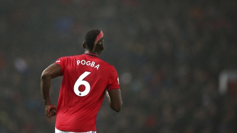 Fotbalista Pogba z Manchesteru United.