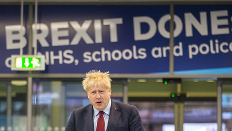 Britský premiér Boris Johnson.