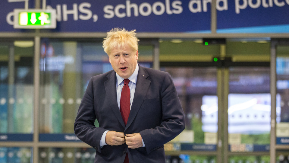 Britský premiér Boris Johnson.