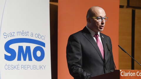 Předseda Svazu měst a obcí František Lukl.