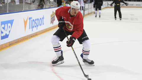 David Kämpf při tréninku v Praze.