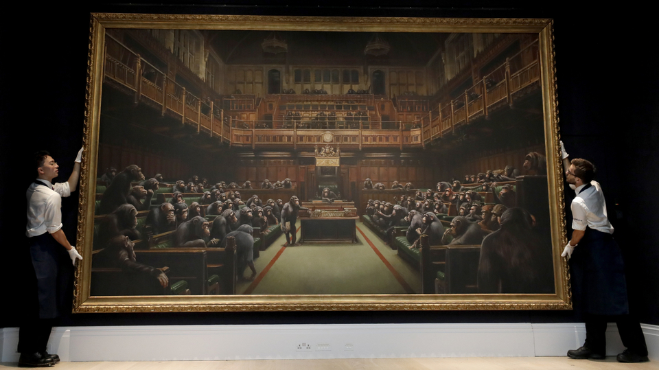 Banksyho olejomalba.