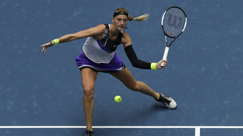 Tenistka Petra Kvitová na turnaji v Pekingu.