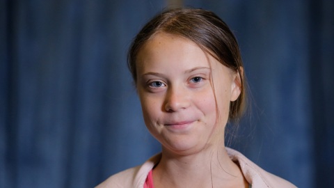 Greta Thunberg.