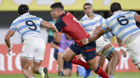 Momentka z utkání mezi Anglií a Argentinou.