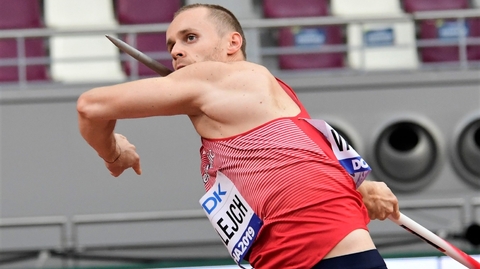 Český oštěpař Jakub Vadlejch si na MS zahází ve finále.