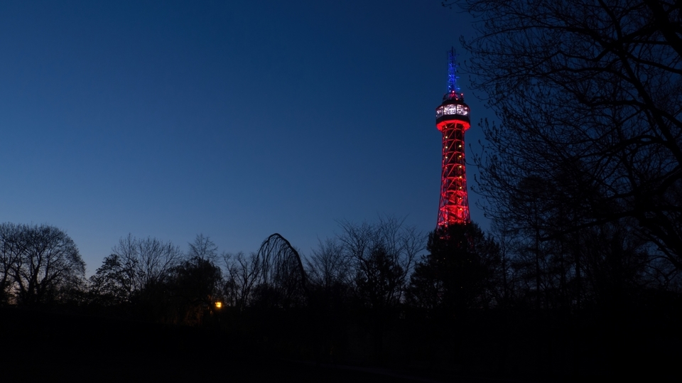 Petřínská rozhledna. 