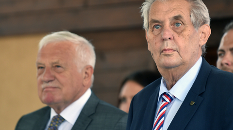 Václav Klaus a Miloš Zeman. 