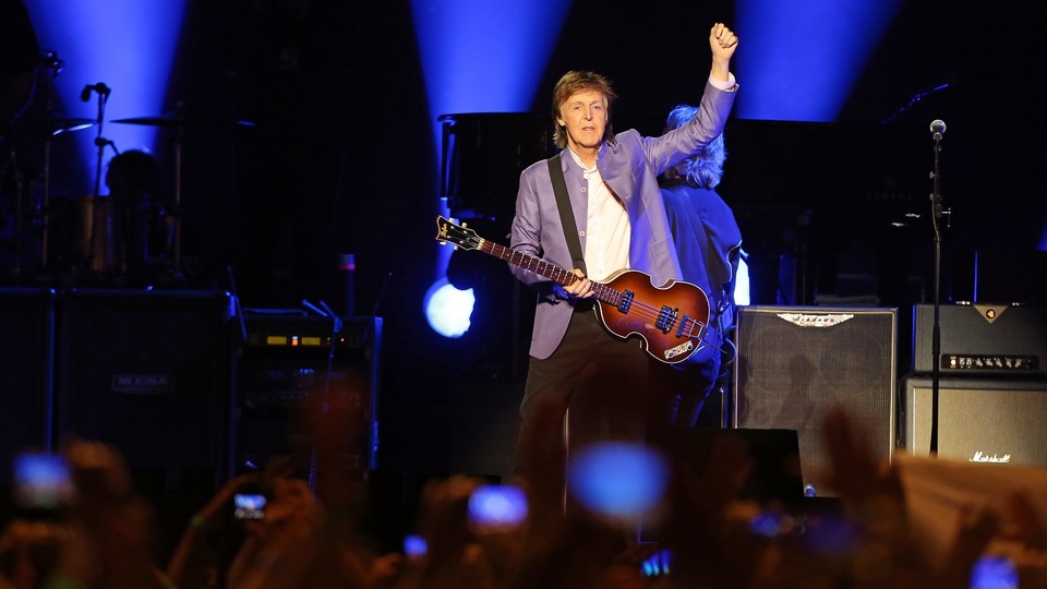Paul McCartney zahrál v pražské O2 areně.