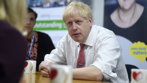 Britský premiér Boris Johnson.